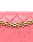 Aged Calfskin Quilted 2.55 Reissue Mini Flap Pink