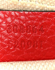 Pebbled Calfskin Small Soho Disco Bag Vibrant Red