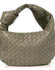 Nappa Intrecciato Teen Jodie Hobo Travertine
