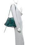 Arena Lambskin Classic Hardware Medium Le City Dark Emerald