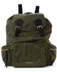 Nylon Large Rucksack Backpack Canvas Green