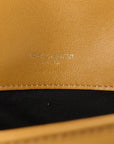 Lambskin Chevron Quilted Small Loulou Bag Sunflower