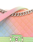 Caviar Quilted Medium Cuba Rainbow Boy Flap Multicolor