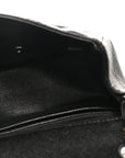 Caviar Quilted Mini Square Flap Black