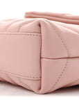 Calfskin Y Quilted Monogram Toy Loulou Crossbody Bag Tender Pink