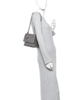 Calfskin Medium Monogram Sunset Fog