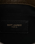 Grained Lambskin Monogram Mini Niki Chain Satchel Dark Cork