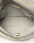 Lambskin Quilted Large CHNL 19 Flap Grey