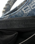 Denim BB Monogram Neo Cagole City Handbag Blue