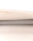 Shiny Crumpled Calfskin Quilted CHNL 19 Wallet On Chain WOC White