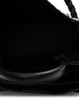 Nappa Intrecciato Medium Andiamo Shoulder Bag Black