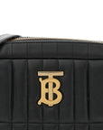 Lambskin Quilted Small Lola Camera Bag Black