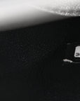 Lambskin Quilted Trendy Vanity Case Black