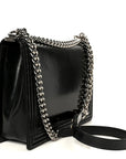 Patent Medium Boy Reverso Flap Black