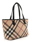 Supernova Check Small Nickie Tote Black