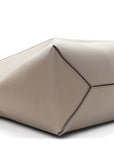 Grained Calfskin Medium Puzzle Fold Tote Taupe
