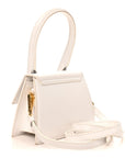 Smooth Calfskin Le Chiquito Moyen White