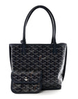 Goyardine Reversible Mini Anjou Navy