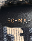 Oblique Large Book Tote Blue Multicolor