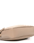 Calfskin Matelasse Monogram Lou Camera Bag Dark Beige