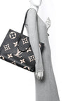 Empreinte Monogram Giant Onthego GM Black Beige