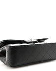 Lambskin Quilted Small Double Flap Black