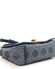 Denim Cannage Small Caro Bag Blue