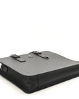 Saffiano Medusa Top Handle Briefcase Black