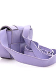 Lambskin Maxi Intrecciato Extra Mini Cassette Crossbody Bag Wisteria