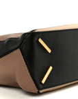 Calfskin Small Puzzle Bag Sand Hazelnut Ash