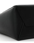 Soft Grained Calfskin Sangle Bucket Bag Black