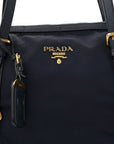 Saffiano Tessuto Nylon Shopping Tote Royal Blue