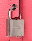 Taurillon Clemence Picotin Lock 18 PM Rose Azalee