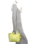 Grained Calfskin Small The Tote Bag Limoncello
