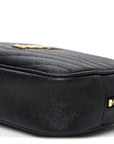 Grain De Poudre Matelasse Monogram Mini Lou Camera Bag Black