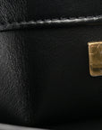 Lambskin Quilted Small Trendy CC Chain Dual Handle Flap Bag Black