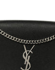 Grain De Poudre Medium Classic Monogram Kate Tassel Satchel Black