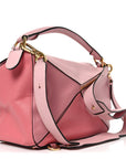 Calfskin Large Puzzle Bag Soft Pink