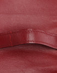 Box Calfskin Small Classic Box Flap Bag Red