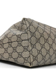 GG Supreme Monogram Medium Ophidia Shopping Tote Brown