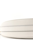 Soft Calfskin Arque Shoulder Bag White