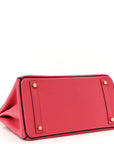 Chevre Mysore Horseshoe Birkin 30 Bougainvillea Black