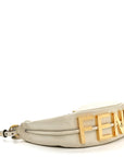 Vitello Grace Matte Mini FNDIgraphy Hobo Bag White Ice
