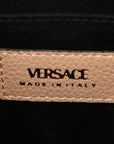 Grainy Calfskin Virtus Top Handle Tote Beige