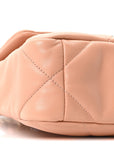 Lambskin Quilted Medium CHNL 19 Flap Beige