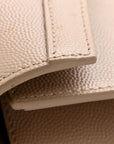 Grain De Poudre Monogram Cassandra Chain Wallet Dark Beige