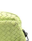 Nappa Intrecciato Small Camera Bag Acid Kiwi