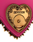 Smooth Calfskin Small Devotion Envelope Top Handle Bag Pink