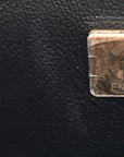 Lambskin Quilted Mini Rectangular Flap Black
