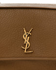 Grained Lambskin Monogram Large Niki Chain Satchel Dark Cork